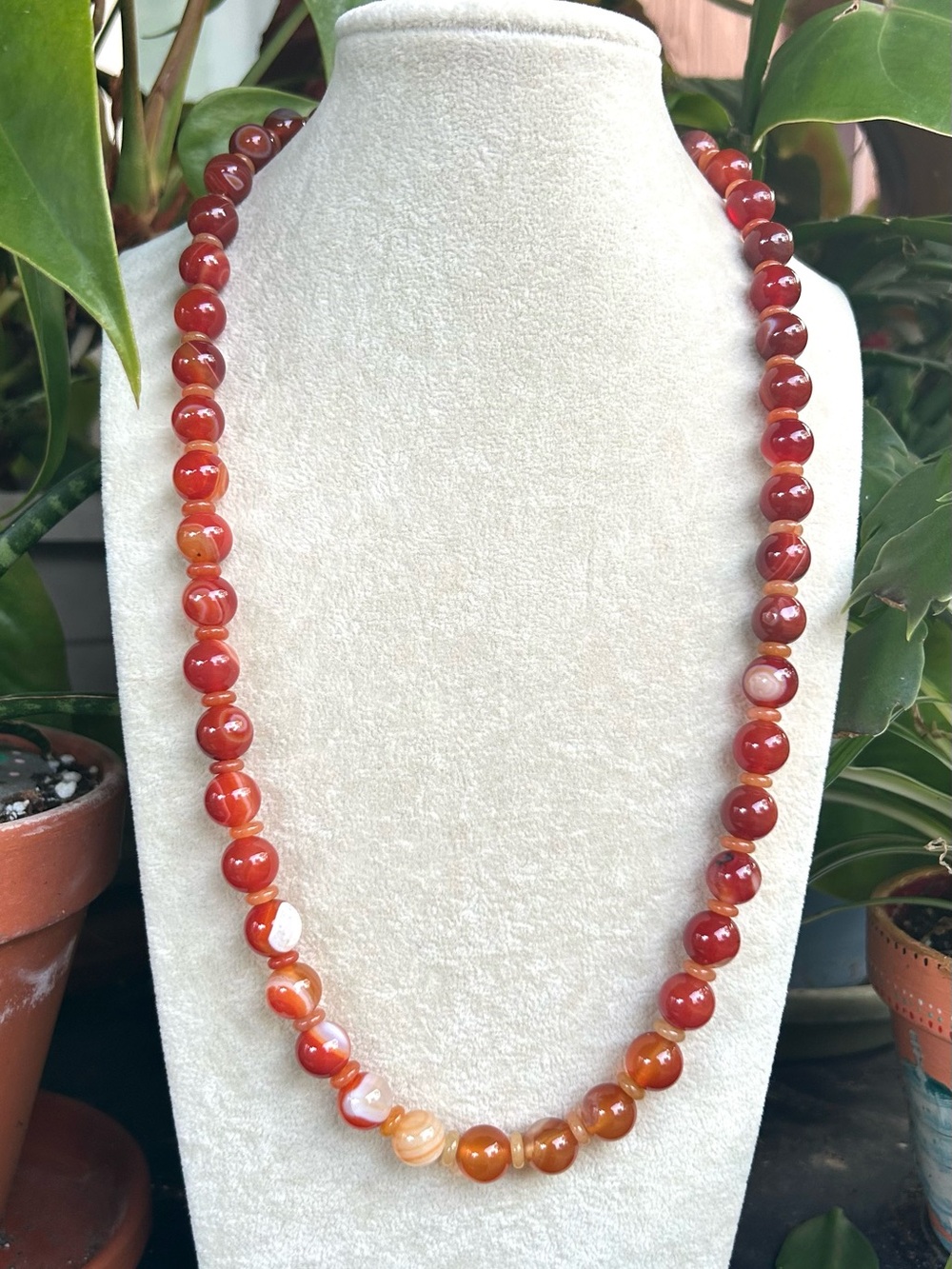 Carnelian necklace